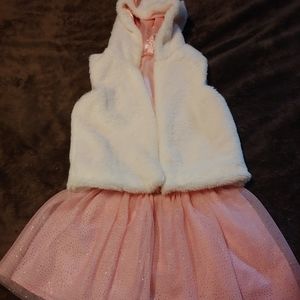 Girls Unicorn Jacket with Glittery Tutu Shirt 7-8